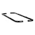 ARIES 205030 3" Round Black Steel Side Bars, Select Dodge, Ram 2500, 3500