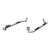 ARIES 205041-2 3" Round Polished Stainless Side Bars, Select Dodge, Ram 1500, 2500, 3500