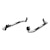 ARIES 205041-2 3" Round Polished Stainless Side Bars, Select Dodge, Ram 1500, 2500, 3500