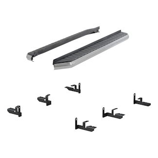 ARIES 2051038 AeroTread 5" x 73" Polished Stainless Running Boards, Select Nissan Pathfinder