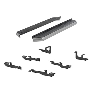 ARIES 2051039 AeroTread 5" x 67" Polished Stainless Running Boards, Select Sportage, Tucson