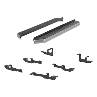 ARIES 2051039 AeroTread 5" x 67" Polished Stainless Running Boards, Select Sportage, Tucson