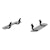ARIES 2055520 RidgeStep 6-1/2" x 53" Black Steel Running Boards, Select Ford F-Series