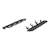 ARIES 2055538 RidgeStep 6-1/2" x 85" Black Steel Running Boards, Select Honda Ridgeline