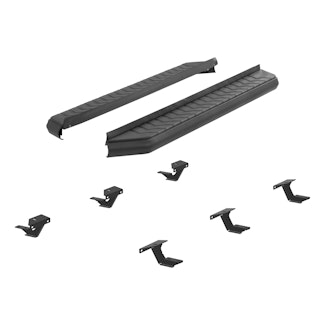 ARIES 2061009 AeroTread 5" x 67" Black Stainless Running Boards, Select Jeep Grand Cherokee