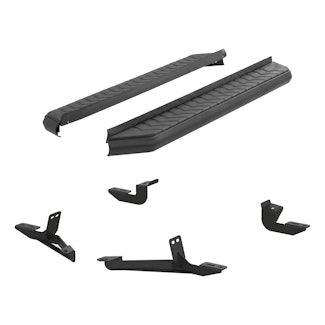 ARIES 2061018 AeroTread 5" x 67" Black Stainless Running Boards, Select Toyota RAV4