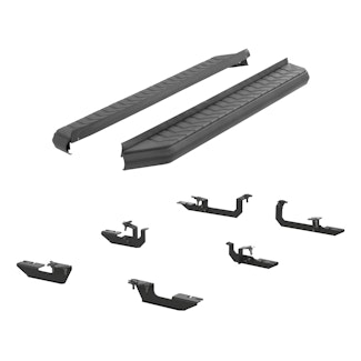 ARIES 2061021 AeroTread 5" x 70" Black Stainless Running Boards, Select Ford Escape