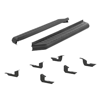 ARIES 2061027 AeroTread 5" x 67" Black Stainless Running Boards, Select Toyota 4Runner