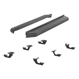 ARIES 2061031 AeroTread 5" x 73" Black Stainless Running Boards, Select Dodge Durango