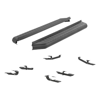 ARIES 2061032 AeroTread 5" x 70" Black Stainless Running Boards, Select Jeep Cherokee
