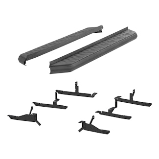 ARIES 2061035 AeroTread 5" x 73" Black Stainless Running Boards, Select Acadia, XT5