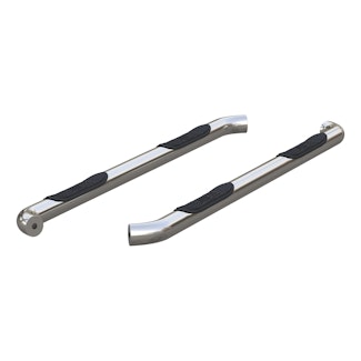 ARIES 209018-2 3" Round Polished Stainless Side Bars, Select Nissan Equator, Frontier