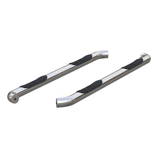 ARIES 209018-2 3" Round Polished Stainless Side Bars, Select Nissan Equator, Frontier