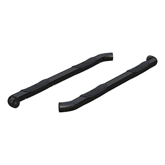 ARIES 209019 3" Round Black Steel Side Bars, Select Nissan Frontier, Suzuki Equator
