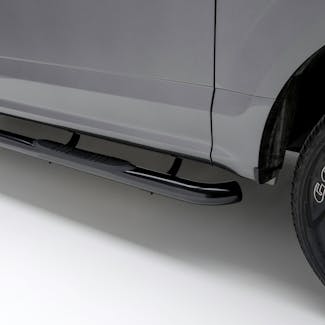ARIES 209043 3" Round Black Steel Side Bars, Select Ford Bronco Sport
