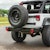 ARIES 2157000 TrailCrusher Jeep Wrangler JK Steel Rear Bumper, 12.5K