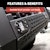 ARIES 2164103 AdvantEDGE 5-1/2" Black Aluminum Bull Bar with Lights, Select Silverado, Sierra