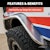 ARIES 2500202 Jeep Wrangler JK Raw Aluminum Rear Fender Flares