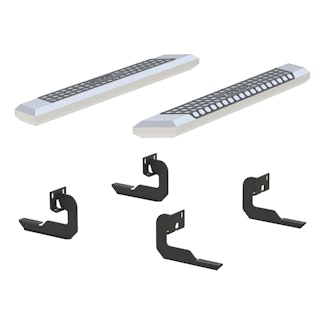 ARIES 2555007 AdvantEDGE 5-1/2" x 53" Chrome Aluminum Side Bars, Select Ford F-150