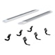 ARIES 2555048 AdvantEDGE 5-1/2" x 91" Chrome Aluminum Side Bars, Select Ford F150, F250, F350