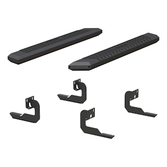 ARIES 2556007 AdvantEDGE 5-1/2" x 53" Black Aluminum Side Bars, Select Ford F-150
