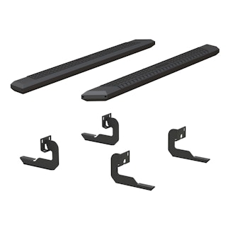 ARIES 2556008 AdvantEDGE 5-1/2" x 75" Black Aluminum Side Bars, Select Ford F-150