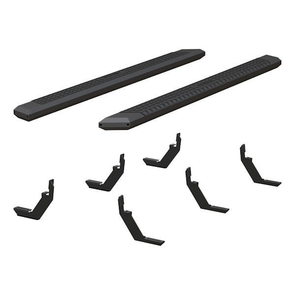 ARIES 2556044 AdvantEDGE 5-1/2" x 85" Black Aluminum Side Bars, Select Colorado, Canyon