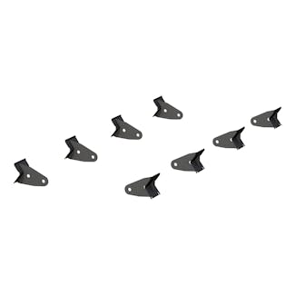 ARIES 3025177 Universal ActionTrac Mounting Brackets (8-Pack; Fabricated Brackets Required)