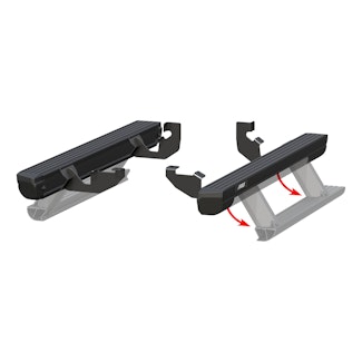 ARIES 3034472 ActionTrac 48.75" Powered Running Boards, Select Ford Bronco 2-Door