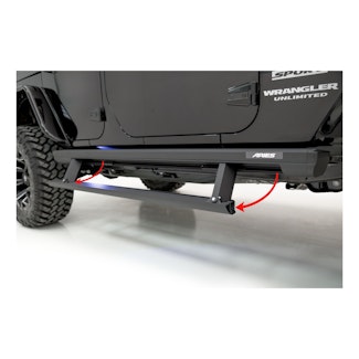 ARIES 3046504 ActionTrac 69.6" Powered Running Boards, Select Colorado, Canyon, Ext. Cab