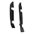 ARIES 3500250 Door Hinge Covers for ARIES Tube Doors - Ford Bronco 2-door & 4-door