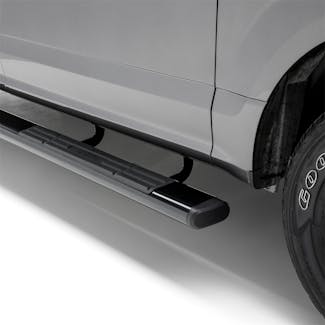 ARIES 4445050 6" x 85" Black Aluminum Oval Side Bars, Select Lincoln Navigator