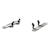 ARIES 4509 Mounting Brackets for 6" Oval Side Bars