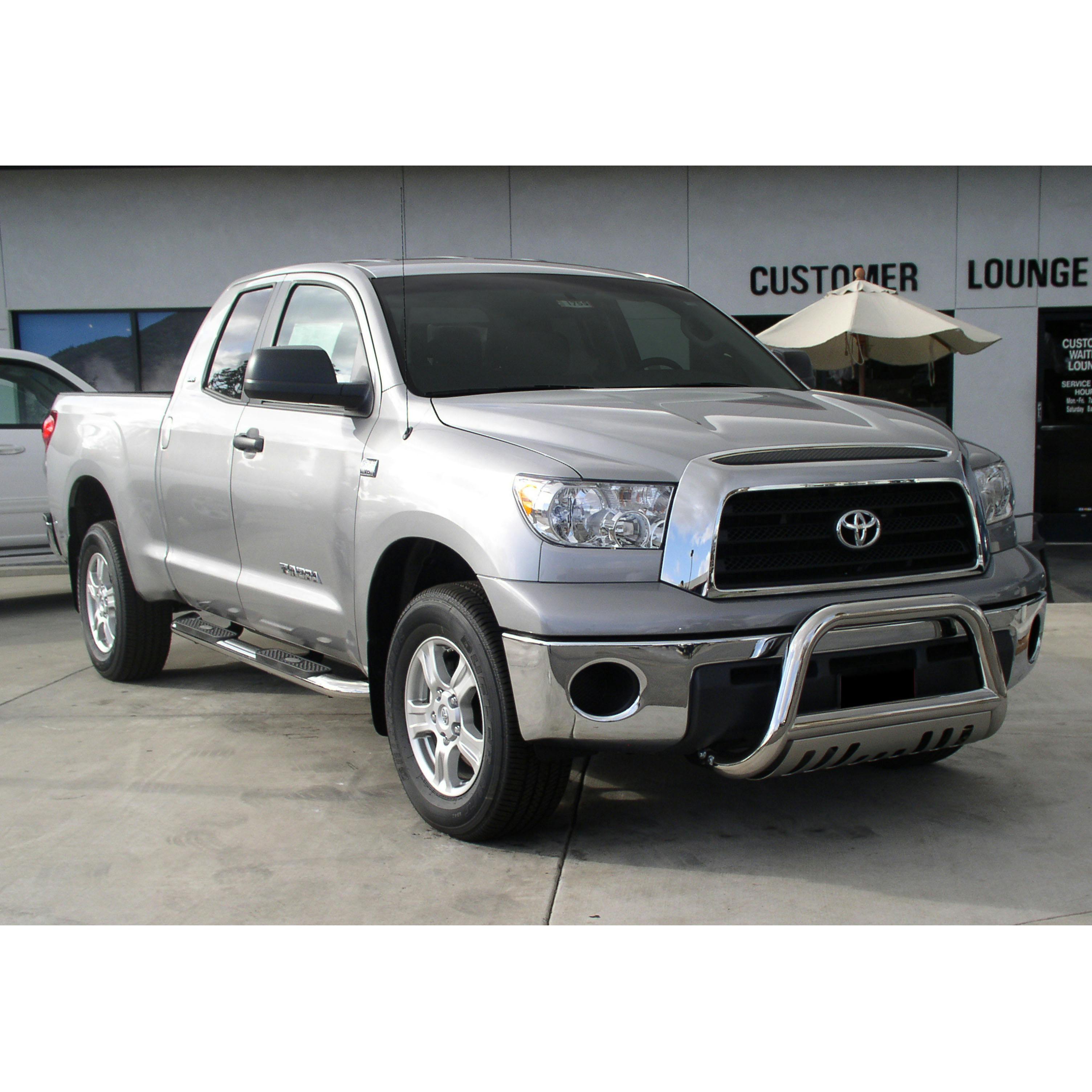 ARIES S222006-2 4-Inch Oval Polished Stainless Steel Nerf Bars Select Toyota Tundra ARIES S222006-2 4-Inch Oval Polished Stainless Steel Nerf Bars Select Toyota Tundra