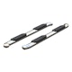 ARIES S224053-2 4" Polished Stainless Oval Side Bars, Select Silverado, Sierra 1500, 2500, 3500