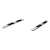 ARIES S225040-2 4" Polished Stainless Oval Side Bars, Select Dodge, Ram 1500