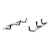 ARIES S225040-2 4" Polished Stainless Oval Side Bars, Select Dodge, Ram 1500