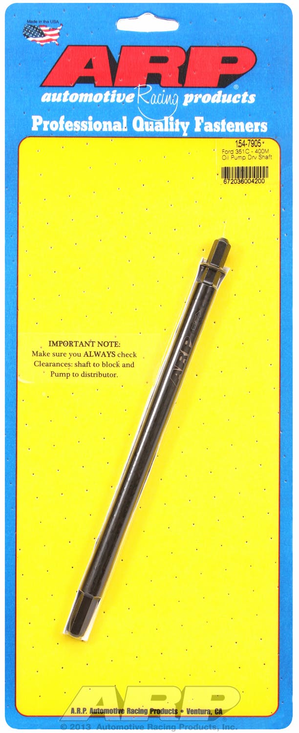 ARP 1357901 Heavy Duty Oil Pump Driveshaft Kit - Premium Chrome Moly Steel Replacement