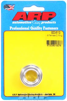 ARP 800-8113 -8 female O ring aluminum weld bung