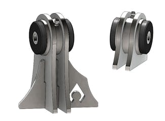 Artec Industries BR1125 Weld on UCA Brackets for Low Pro Front Truss: RockJock JJ; 1/2 in hole