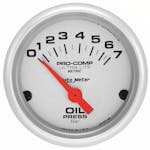 AutoMeter Products 4327-M Gauge; Oil Pressure; 2 1/16in.; 7 BAR; Electric; Ultra-Lite