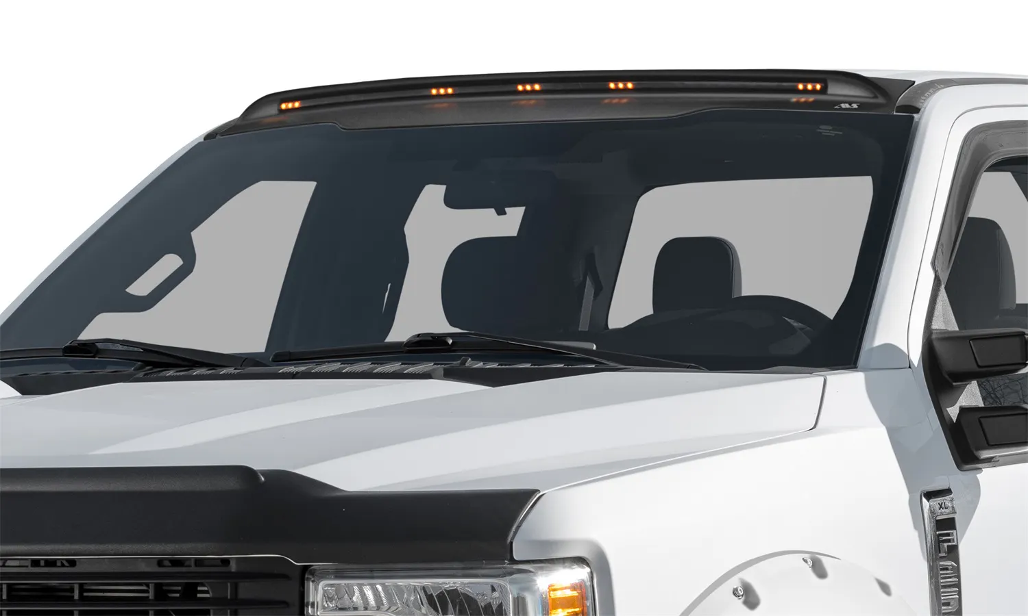 AVS 698135 AeroCab Marker Light with five amber LED; Black