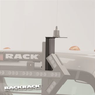BACKRACK 91008 Antenna Bracket Black Powder Coat