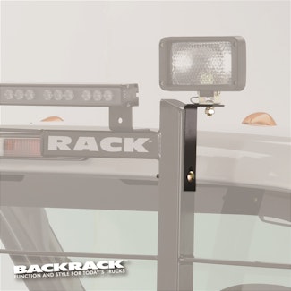 BACKRACK 91005 Light Bracket Gloss Black