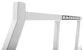 BACKRACK 14800W Frame - Open White