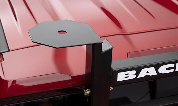 BACKRACK 81001 Light Bracket, 6-1/2" Base, Drivers Side, Gloss Black