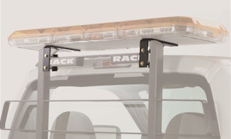 BACKRACK 91006 Light Bracket Gloss Black