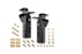 BACKRACK 30228 Hardware Kit - Standard No Drill  Gloss Black