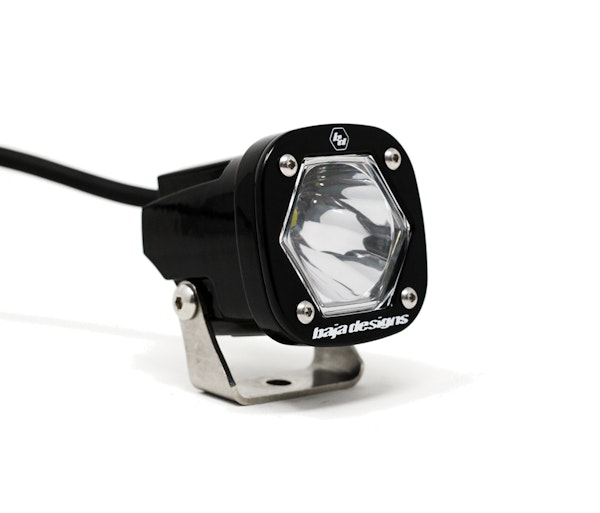 Baja Designs 380001 S1 Spot LED Light with Mounting Bracket Single