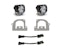 Baja Designs 447682 Fog Light Kit Clear W/C